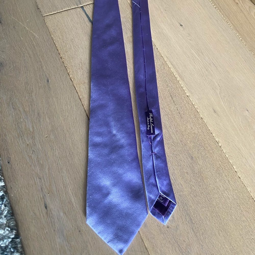 Polo purple tie